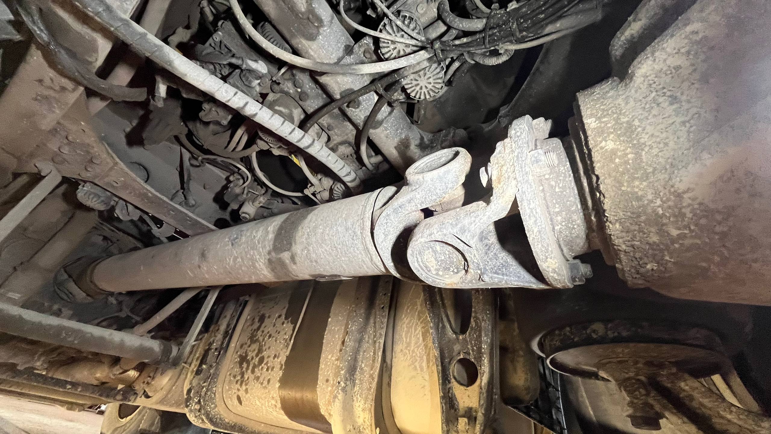 What to do if the driveshaft broke on a truck in Germany.