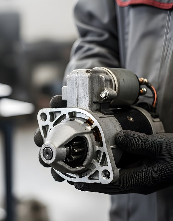 Naprawa i wymiana rozrusznika ciężarówki w Niemczech