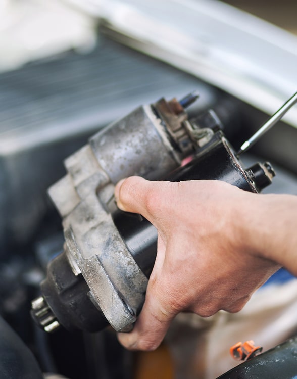 Naprawa i wymiana rozrusznika ciężarówki w Niemczech