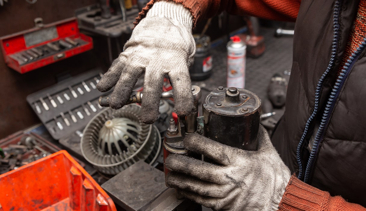 Naprawa i wymiana rozrusznika ciężarówki w Niemczech
