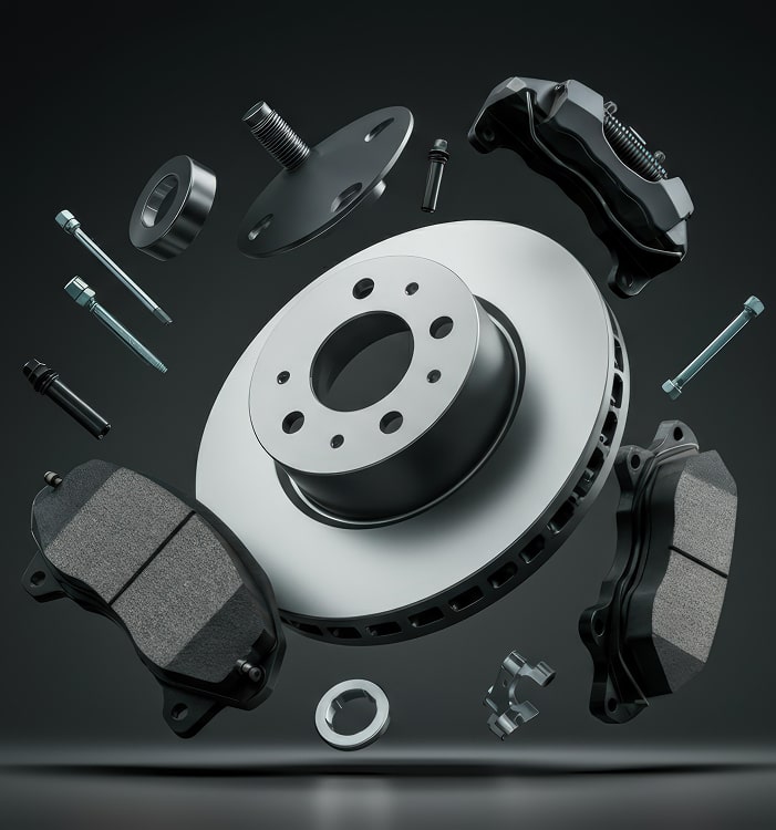 Naprawa klocków i tarcz hamulcowych ciężarówki w Niemczech